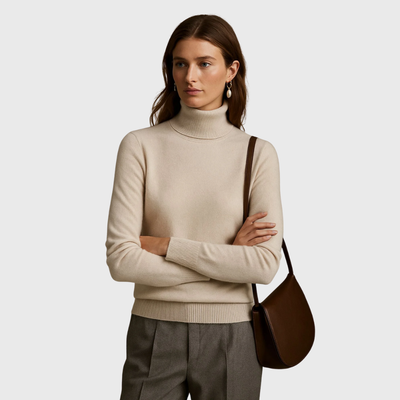 Cashmere turtleneck sweater