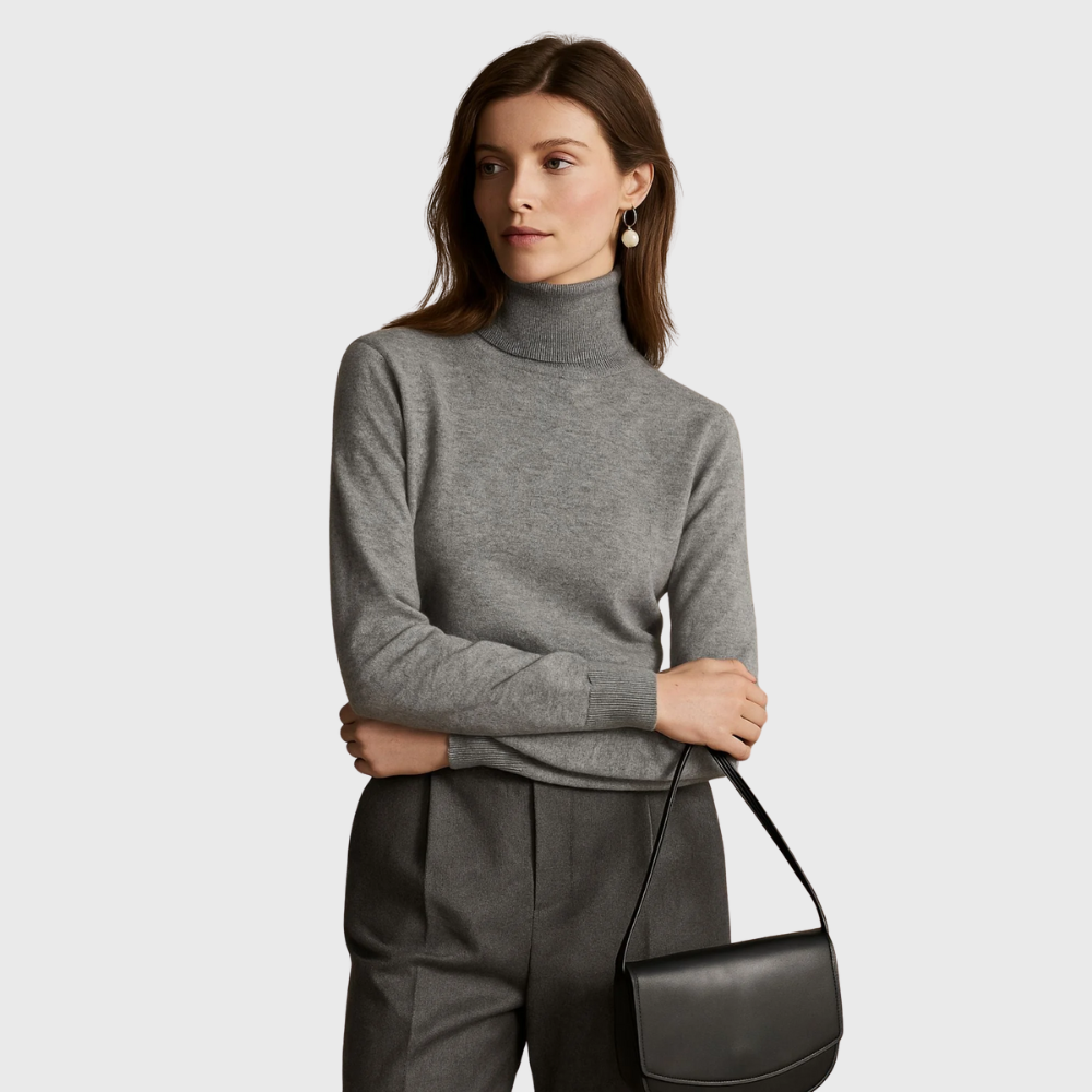 Cashmere turtleneck sweater
