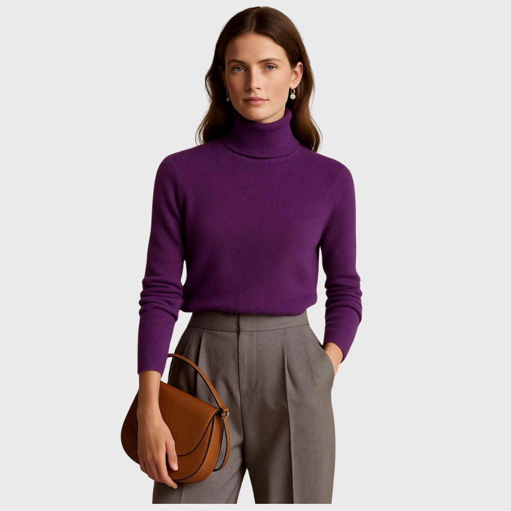 Cashmere turtleneck sweater