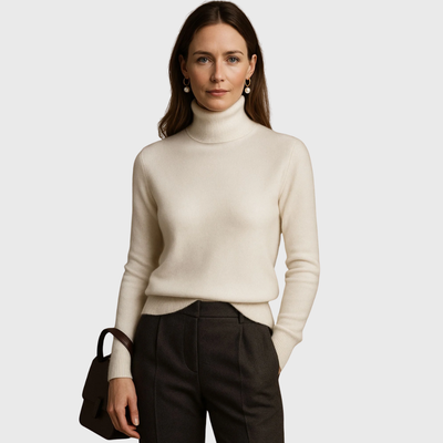 Cashmere turtleneck sweater